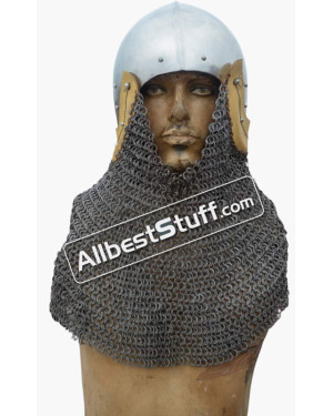 Medieval Bascinet 14 Gauge Steel Helmet